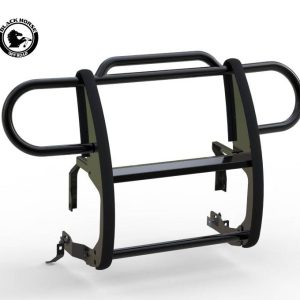 Black Horse Off Road Grille Guard, Powder Coated, Semi Gloss Black, Steel, With Mounting Brackets and Hardware, Without Skid Plate – 17JPJLMA