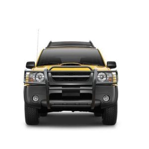 Black Horse Off Road Grille Guard, Powder Coated, Steel, Modular, 1-1/2 Inch Diameter, With Brush Guard, Without Skid Plate – 17NI26MA