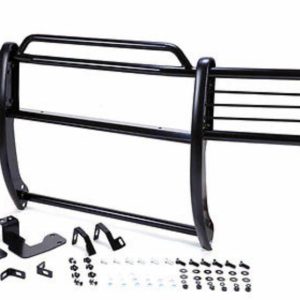 Black Horse Off Road Grille Guard, Powder Coated, Cold Rolled Steel, 1-1/2 Inch Diameter, Without Brush Guard, Without Skid Plate – 17TS27MA