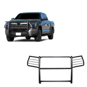 Black Horse Off Road Grille Guard, Powder Coated, Steel, Modular, 1-1/2 Inch Diameter, With Brush Guard, Without Skid Plate – 17TT22MA