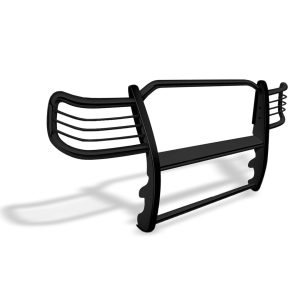 Black Horse Off Road Grille Guard, Powder Coated, Cold Rolled Steel, 1-1/2 Inch Diameter, Without Brush Guard, Without Skid Plate – 17TU26MA