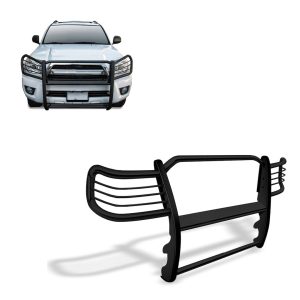 Black Horse Off Road Grille Guard, Powder Coated, Cold Rolled Steel, 1-1/2 Inch Diameter, Without Brush Guard, Without Skid Plate – 17TU26MA