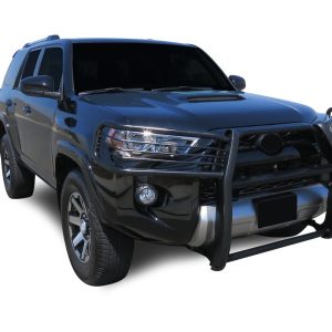 Black Horse Off Road Grille Guard, 3-Piece Modular, Semi-Gloss Powder Coat, Steel, 1.5 Inch Bar Diameter, With Brush Guard – 17TU31MA