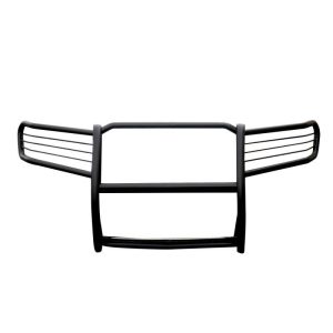 Black Horse Off Road Grille Guard, Powder Coated, Steel, Modular, 1-1/2 Inch Diameter, With Brush Guard, Without Skid Plate – 17A080200MA