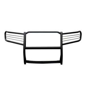Black Horse Off Road Grille Guard, Powder Coated, Steel, Modular, 1-1/2 Inch Diameter, With Brush Guard, Without Skid Plate – 17A080200MA
