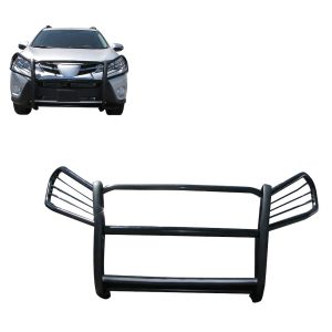 Black Horse Off Road Grille Guard, Powder Coated, Cold Rolled Steel, 1-1/2 Inch Diameter, Without Brush Guard, Without Skid Plate – 17A093902MA