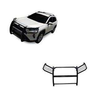 Black Horse Off Road Grille Guard, Powder Coated, Cold Rolled Steel, 1-1/2 Inch Diameter, Without Brush Guard, Without Skid Plate – 17A093904MA