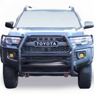 Black Horse Off Road Grille Guard, Powder Coated, Cold Rolled Steel, 1-1/2 Inch Diameter, Without Brush Guard, Without Skid Plate – 17A096402MA