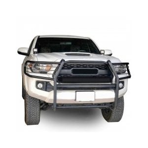 Black Horse Off Road Grille Guard, Powder Coated, Cold Rolled Steel, 1-1/2 Inch Diameter, Without Brush Guard, Without Skid Plate – 17A096402MA