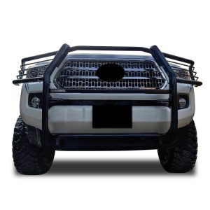 Black Horse Off Road Grille Guard, Powder Coated, Cold Rolled Steel, 1-1/2 Inch Diameter, Without Brush Guard, Without Skid Plate – 17A096402MA