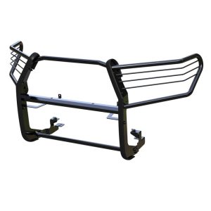 Black Horse Off Road Grille Guard, 3-Piece Modular, Powder Coated, Steel, 1-1/2 Inch Diameter, With Brush Guard, Without Skid Plate – 17A096404MA