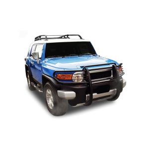Black Horse Off Road Grille Guard, Semi-Gloss Powder Coat, Steel, With Brush Guard, Without Skid Plate, Without Step Plate – 17A098600MA