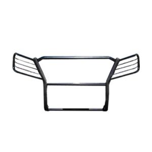Black Horse Off Road Grille Guard, Semi-Gloss Powder Coat, Steel, With Brush Guard, Without Skid Plate, Without Step Plate – 17A098600MA