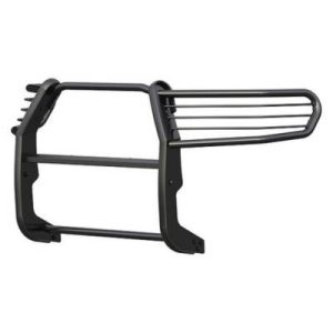 Black Horse Off Road Grille Guard, Semi-Gloss Powder Coat, Steel, 1.5 Inch Bar Diameter, With Brush Guard, Without Skid Plate – 17A098900MA