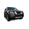 Black Horse Off Road Grille Guard, 3-Piece Modular, Powder Coated, Steel, 1-1/2 Inch Diameter, With Brush Guard, Without Skid Plate – 17A112100MA