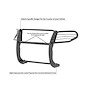 Black Horse Off Road Grille Guard, 3-Piece Modular, Powder Coated, Steel, 1-1/2 Inch Diameter, With Brush Guard, Without Skid Plate – 17A112100MA