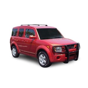 Black Horse Off Road Grille Guard, Powder Coated, Steel, Modular, 1-1/2 Inch Diameter, With Brush Guard, Without Skid Plate – 17A155900MA