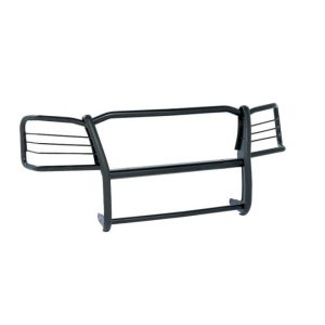 Black Horse Off Road Grille Guard, Powder Coated, Steel, Modular, 1-1/2 Inch Diameter, With Brush Guard, Without Skid Plate – 17A155900MA