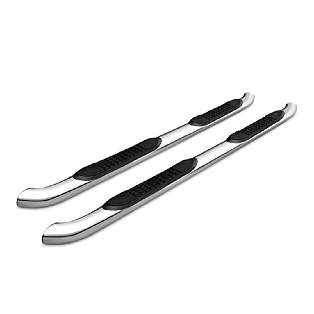 Black Horse Off Road Nerf Bar, 3 Inch Diameter, Polished, Stainless Steel – 9BDG306SS