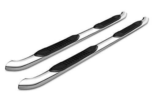 Black Horse Off Road Nerf Bar, 3 Inch Diameter, Polished, Stainless Steel – 9BDG306SS