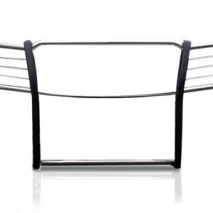 Black Horse Off Road Grille Guard, Polished, Stainless Steel, Modular, 1-1/2 Inch Diameter, With Brush Guard, Without Skid Plate – 17A037400MSS