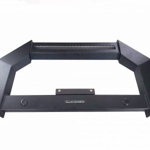 Black Horse Off Road Bull Bar, Armour, Flat Rugged Style, Powder Coated, Matte Black, Steel, Without Skid Plate, Without Light Bar – AB-DO20-NL