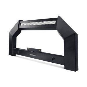 Black Horse Off Road Bull Bar, Armour, Flat Rugged Style, Powder Coated, Matte Black, Steel, Without Skid Plate, Without Light Bar – AB-F06-NL