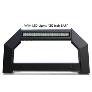 Black Horse Off Road Bull Bar, Armour, Flat Rugged Style, Powder Coated, Matte Black, Steel, Without Skid Plate – AB-F07