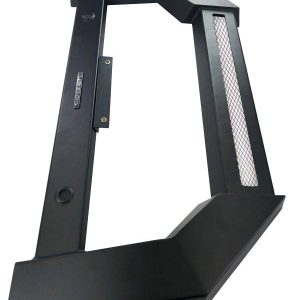 Black Horse Off Road Bull Bar, Armour, Flat Rugged Style, Powder Coated, Matte Black, Steel, Without Skid Plate, Without Light Bar – AB-JE22-NL