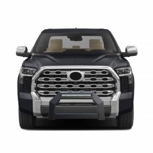 Black Horse Off Road Bull Bar, Armour, Flat Rugged Style, Powder Coated, Matte Black, Steel, Without Skid Plate – AB-TO22