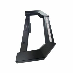 Black Horse Off Road Bull Bar, Armour, Flat Rugged Style, Powder Coated, Matte Black, Steel, Without Skid Plate, Without Light Bar – AB-TO22-NL