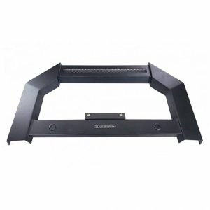Black Horse Off Road Bull Bar, Armour, Flat Rugged Style, Powder Coated, Matte Black, Steel, Without Skid Plate, Without Light Bar – AB-TO22-NL