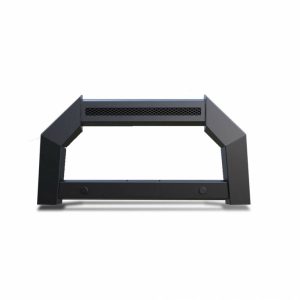 Black Horse Off Road Bull Bar, Armour, Flat Rugged Style, Powder Coated, Matte Black, Steel, Without Skid Plate, Without Light Bar – AB-TO22-NL