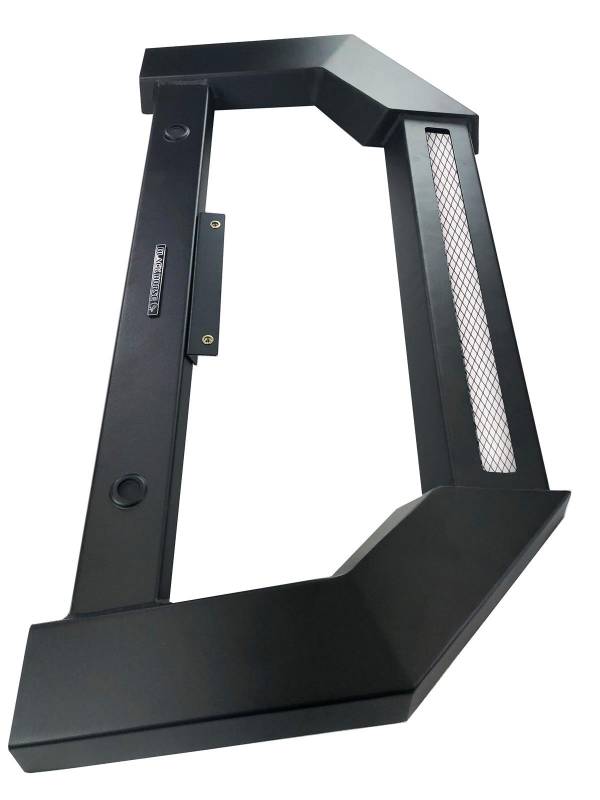 Black Horse Off Road Bull Bar, Armour, Flat Rugged Style, Powder Coated, Matte Black, Steel, Without Skid Plate, Without Light Bar – AB-TO54-NL