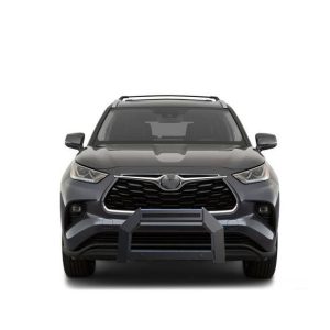 Black Horse Off Road Bull Bar, Armour, Flat Rugged Style, Powder Coated, Matte Black, Steel, Without Skid Plate, Without Light Bar – AB-TO54-NL