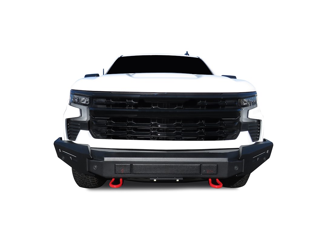 Black Horse Off Road Bumper, Armour II, 3 Piece Modular, Bolt-On, Without Grille Guard, Without Skid Plate – AFB-SI23-BU