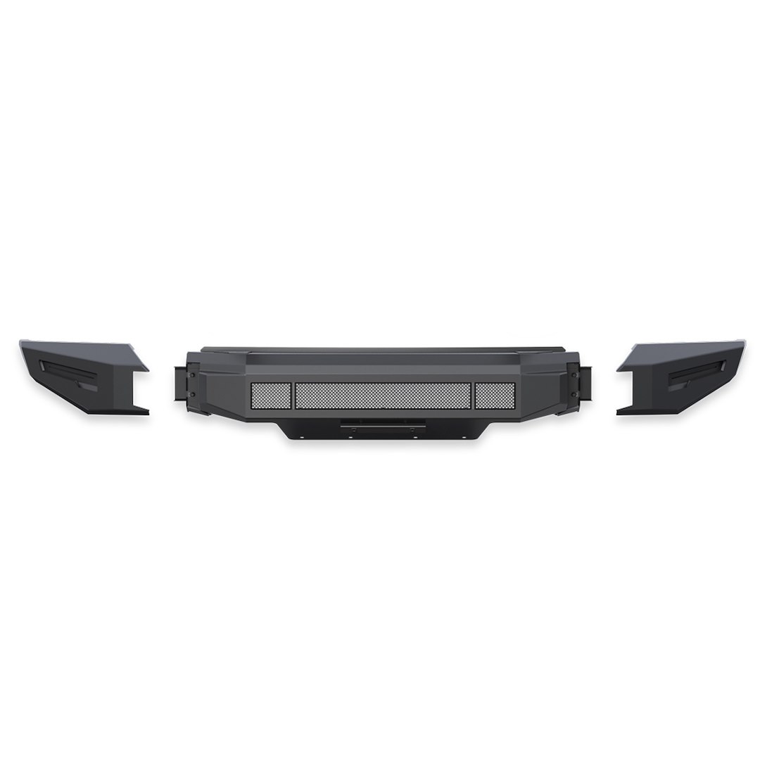 Black Horse Off Road Bumper, Armour II, 3 Piece Modular, Bolt-On, Without Grille Guard, Without Skid Plate – AFB-SI23-BU