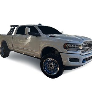 Black Horse Off Road Bed Cargo Rack, Armour II, With 50 Inch Light Bar Mounting Plate, With Basket, Powder Coated, Steel – AR2-01BA1