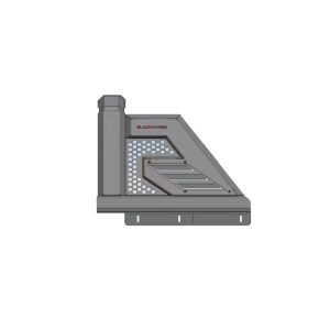 Black Horse Off Road Bed Cargo Rack, Armour II, With 50 Inch Light Bar Mounting Plate, Powder Coated, Steel – AR2-03B