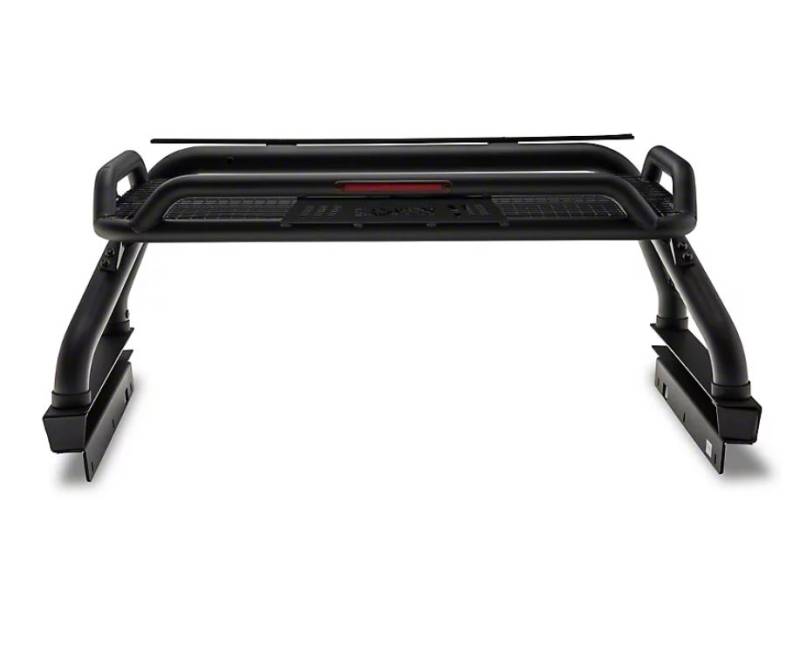 Black Horse Off Road Truck Bed Bar, Atlas, 4 Inch Diameter Tube Style, Holds Up to 150 Pounds of Cargo/ Holds Light Bar Up to 50 Inch Length – ATRB9BK