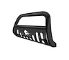 Black Horse Off Road Bull Bar, 2-1/2 Inch Diameter Tube, Powder Coated, Satin Black, Steel, With Skid Plate, Without Light Bar – BB113206A-SP