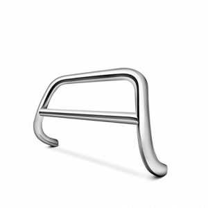 Black Horse Off Road Bull Bar, A Bar, 2-1/2 Inch Diameter Tube, Polished, Stainless Steel, Without Skid Plate, Without Light Bar – BB071103SS