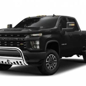 Black Horse Off Road Bull Bar, 2-1/2 Inch Diameter Tube, Polished, Stainless Steel, With Skid Plate, Without Light Bar – BBGT30-SP