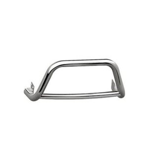Black Horse Off Road Bull Bar, A Bar, 2-1/2 Inch Diameter Tube, Polished, Stainless Steel, Without Skid Plate, Without Light Bar – BBSU01SS