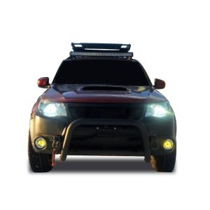 Black Horse Off Road Bull Bar, A Bar, 2-1/2 Inch Diameter Tube, Powder Coated, Steel, Without Skid Plate, Without Light Bar – CBB-SUS0102