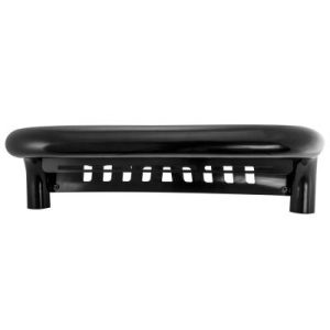 Black Horse Off Road Bull Bar, Beacon, 3 Inch Diameter Tube, Powder Coated, Steel, With Skid Plate, With 20 Inch Light Bar – BE-B8802B