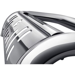 Black Horse Off Road Bull Bar, Beacon, 3 Inch Diameter Tube, Polished, Stainless Steel, With Skid Plate, With 20 Inch Light Bar – BE-NIFRS