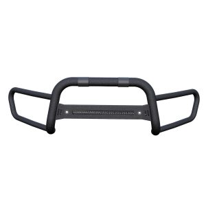 Black Horse Off Road Bull Bar, Beacon Front Runner, Powder Coated, Steel, 3 Inch Diameter Tube, With 20 LED Light Bar, Without Skid Plate – BFRF05
