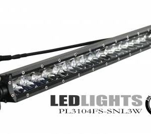 Black Horse Off Road Bull Bar, Beacon Front Runner, Powder Coated, Steel, 3 Inch Diameter Tube, With 20 LED Light Bar, Without Skid Plate – BFRF05