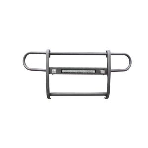 Black Horse Off Road Grille Guard, Beacon, Powder Coated, Steel, Modular, 1-1/2 Inch Diameter, With Brush Guard, Without Skid Plate – BGFB21